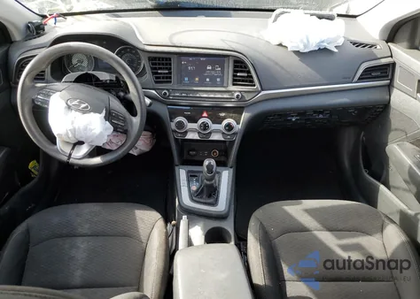 2019 Hyundai Elantra Sel from USA, damaged, VIN 5NPD84LF4KH495701